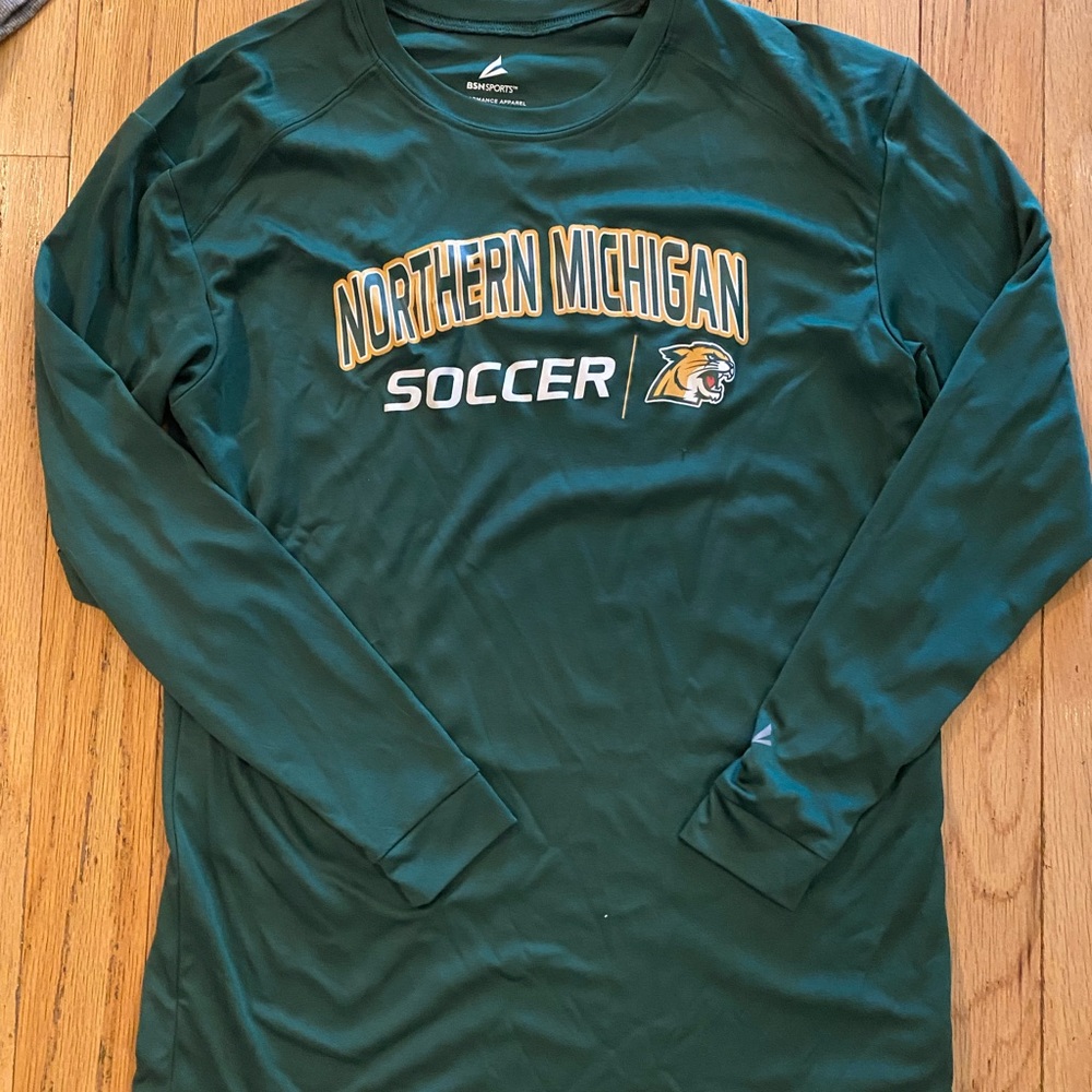 Long sleeve dri fit NMU soccer shirt